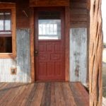 Tiny Texas Worker House Front Door