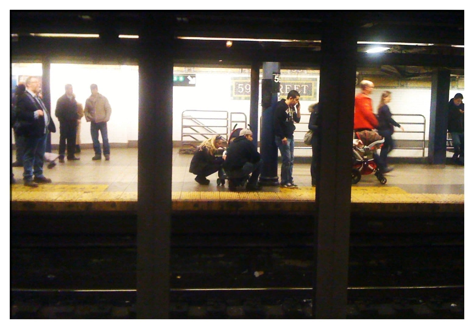 NYC Subway Natural framing