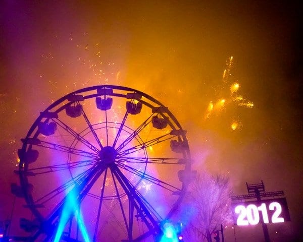 Quebec's Fireworks for New Year's Eve